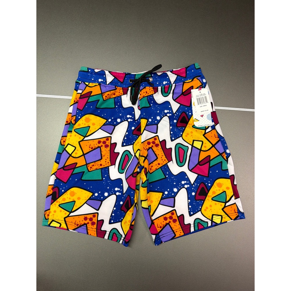 Oh Snap! Drill Clothing Comic Art Lined Men's Sweat Shorts Size Small NWT